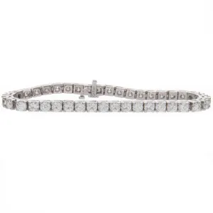 10.75ct Platinum Tennis Bracelet