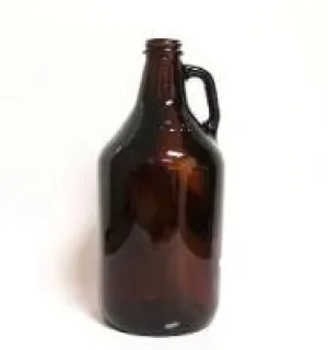 1/2 Gallon Amber Growler, Single