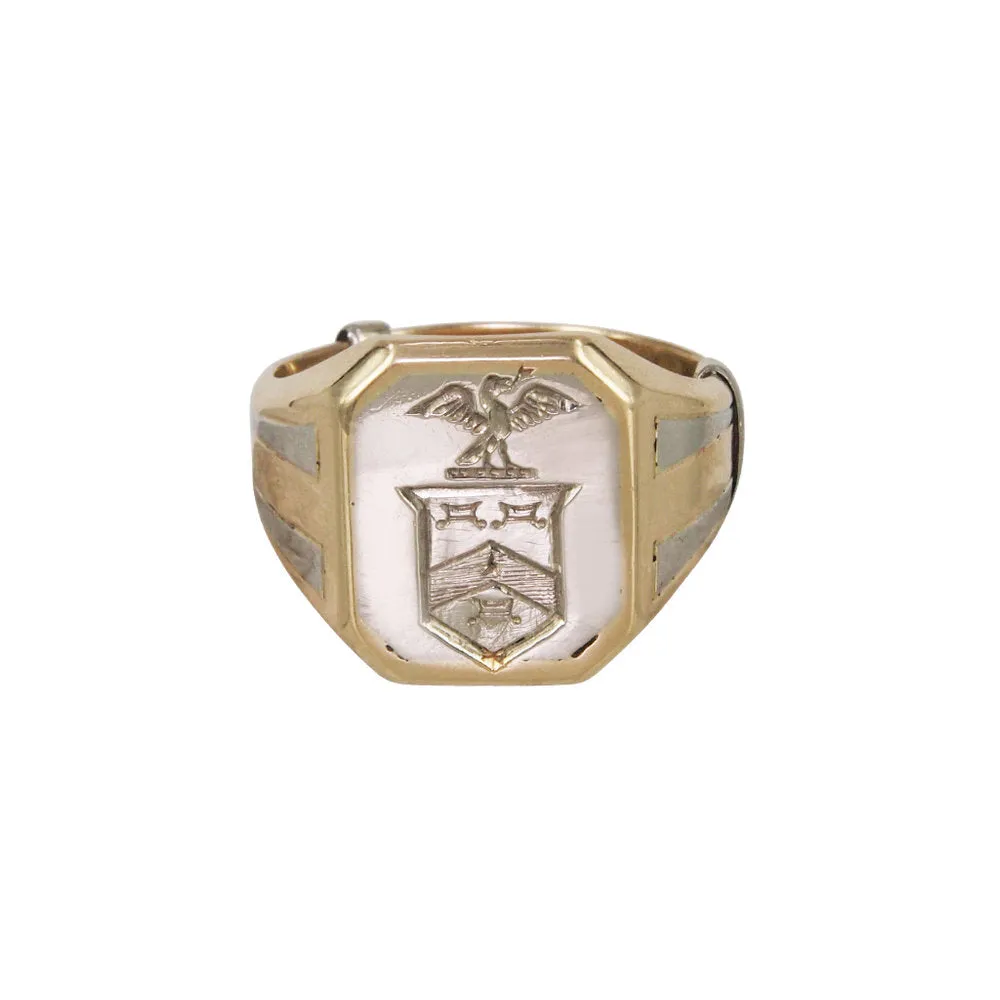 14k Yellow Gold Signet Ring (Customizable)