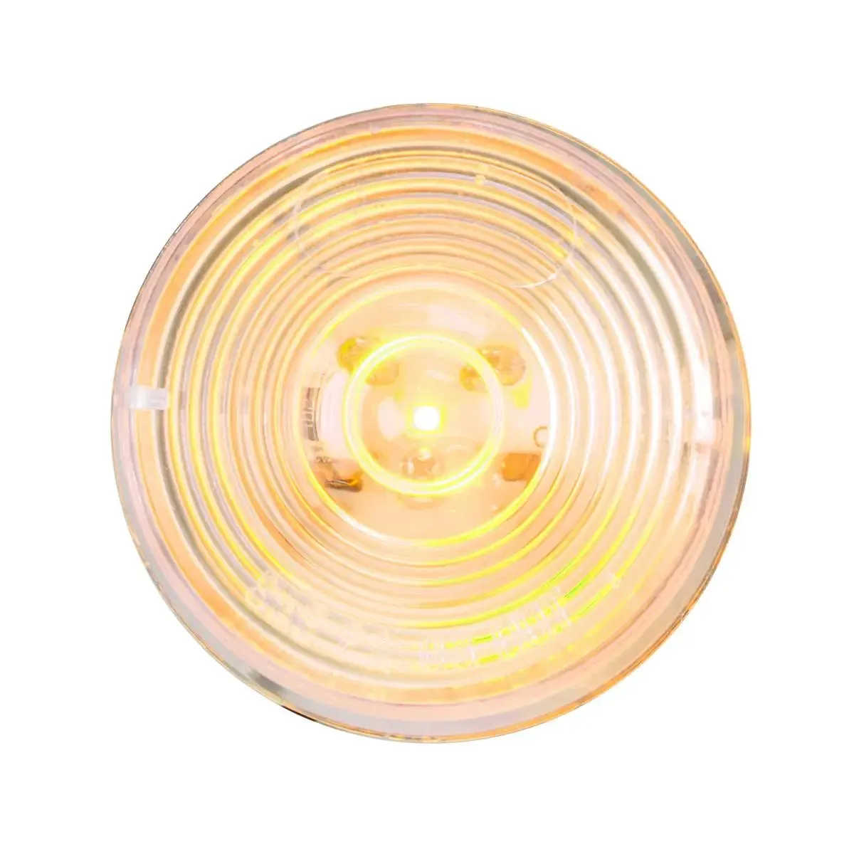 76431 2" AMBER/CLEAR 1 LED MARKER SEALED LIGHT