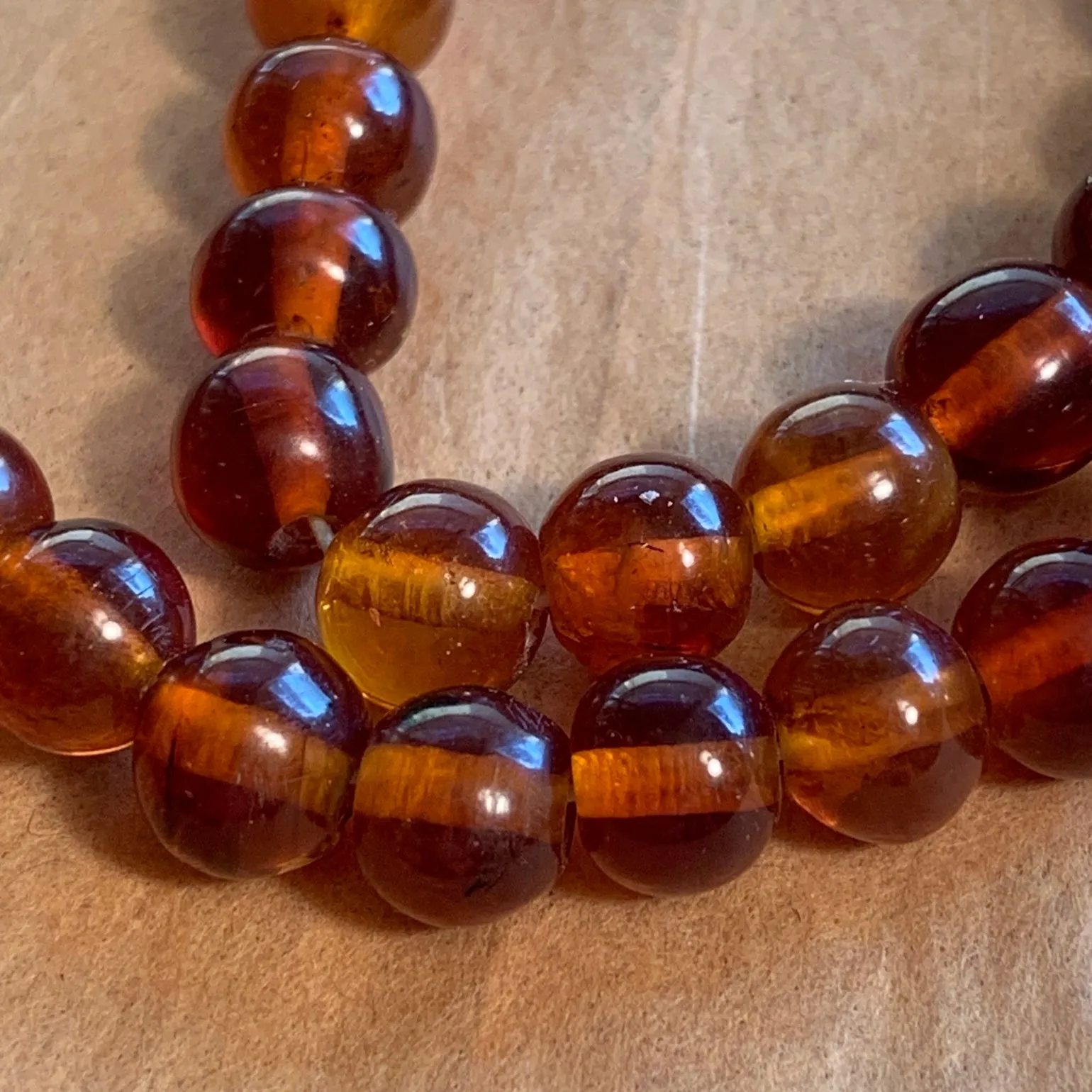 8mm Amber Hindu Mala