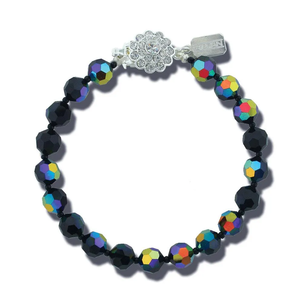 8mm Crystal Beaded Bracelet