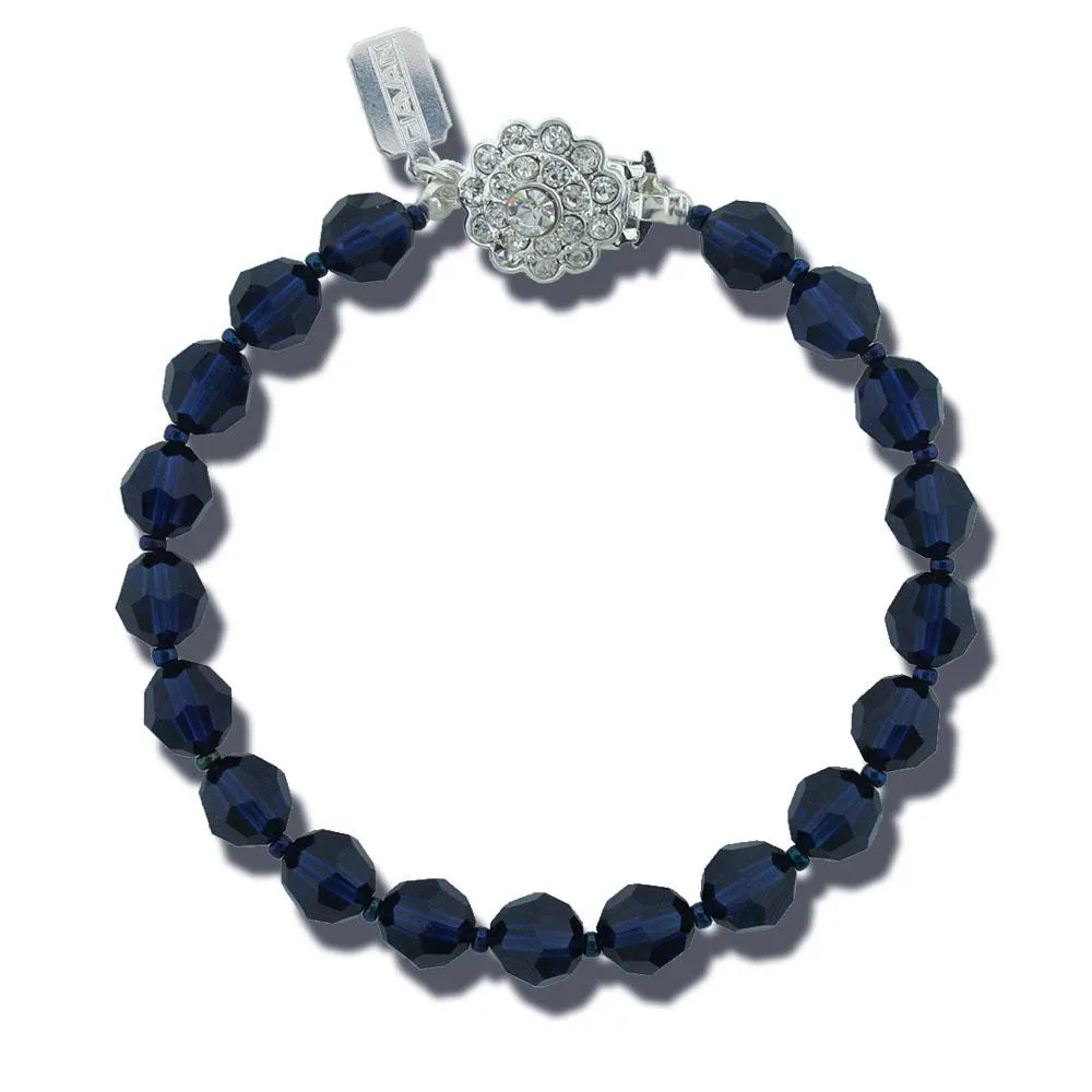 8mm Crystal Beaded Bracelet