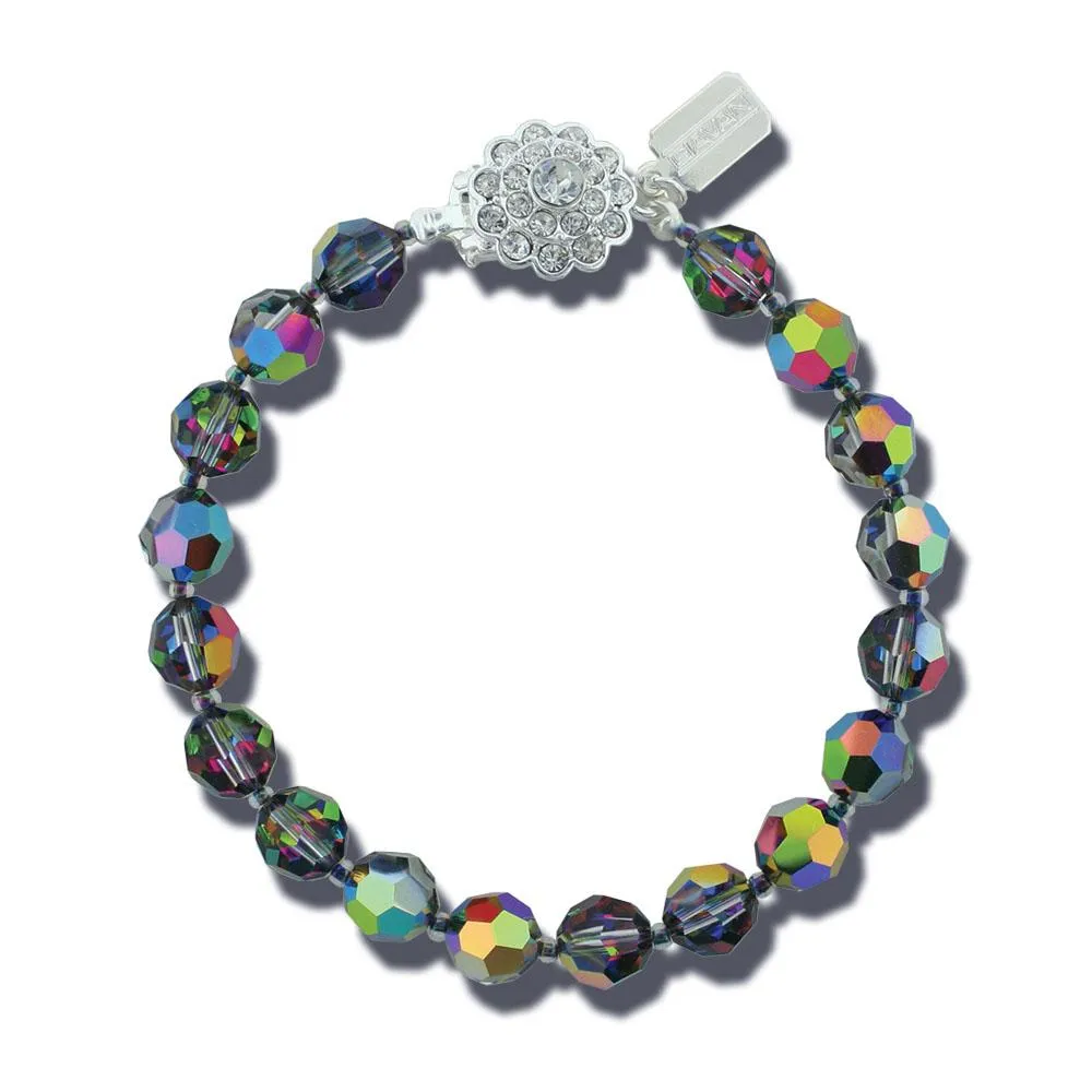 8mm Crystal Beaded Bracelet