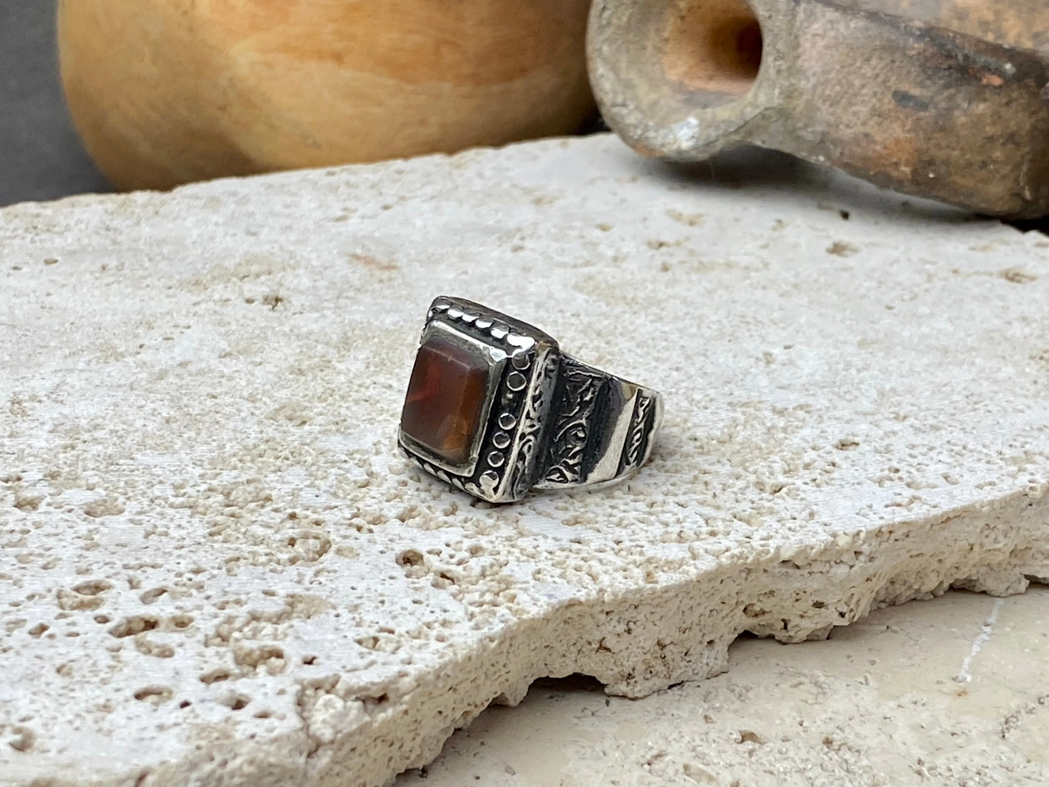 Afghani Vintage Carnelian Ring