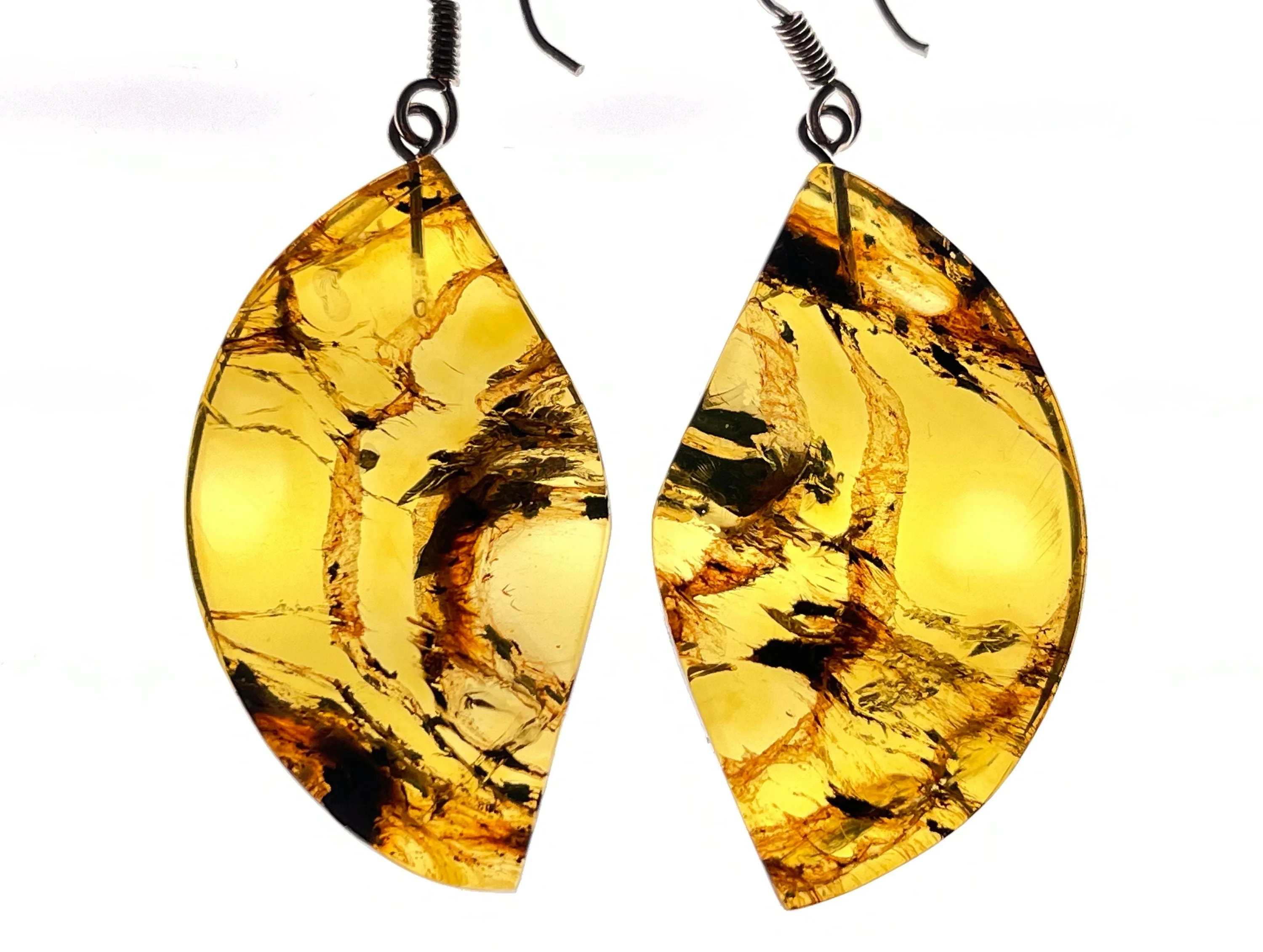 AMBER Crystal Earrings - Statement Earrings, Dangle Earrings, Handmade Jewelry, Healing Crystals and Stones, 50343