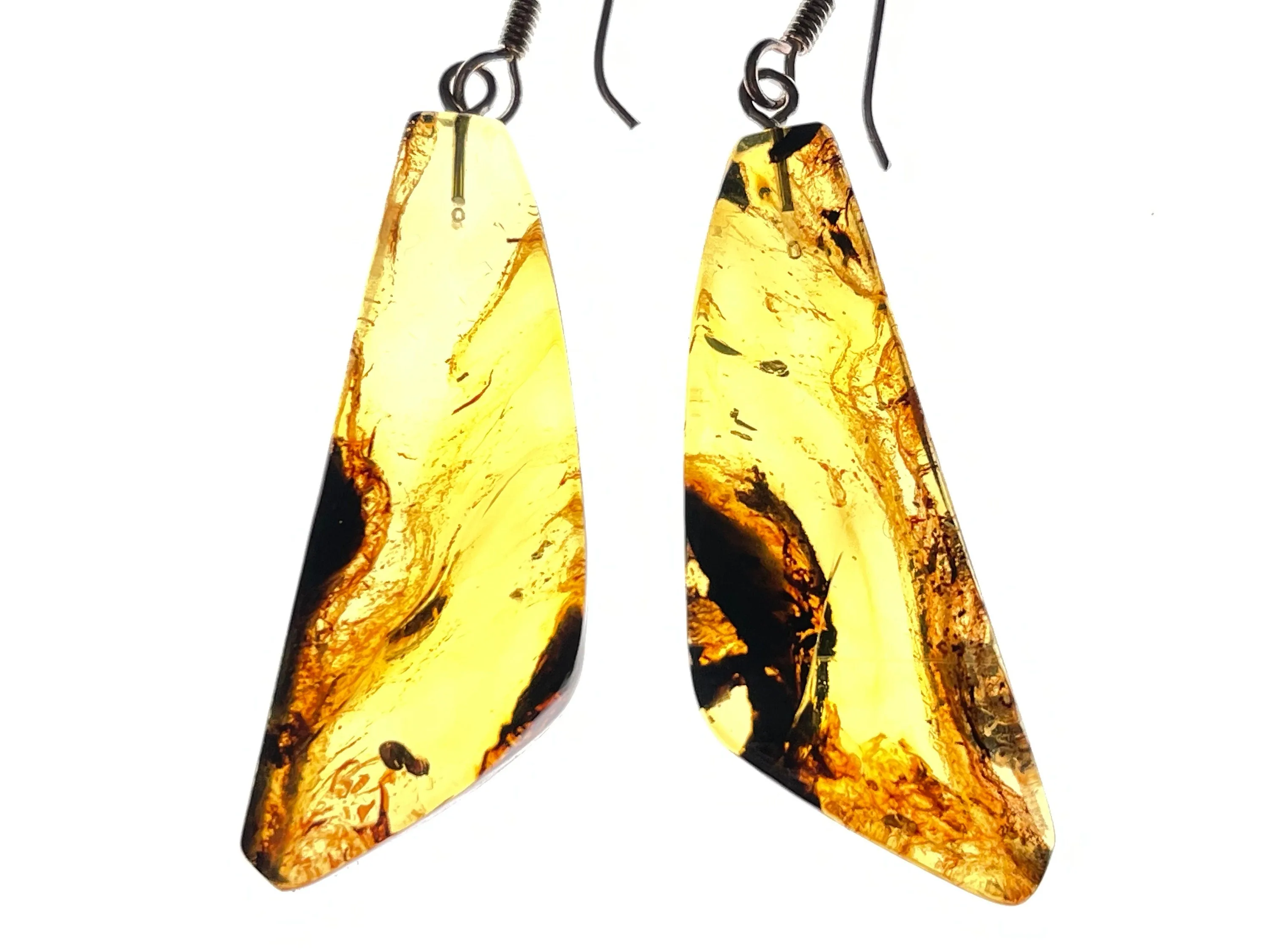 AMBER Crystal Earrings - Statement Earrings, Dangle Earrings, Handmade Jewelry, Healing Crystals and Stones, 50350