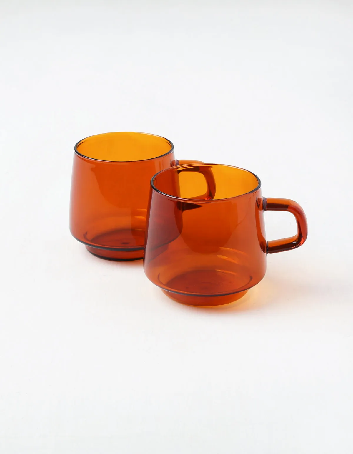 Amber Glass Mug