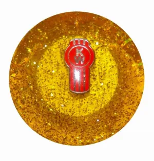 Amber Kenworth Glitter Brake Knob