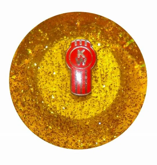 Amber Kenworth Glitter Brake Knob