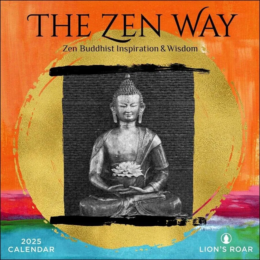 Amber Lotus The Zen Way 12x12 2025 Wall Calendar