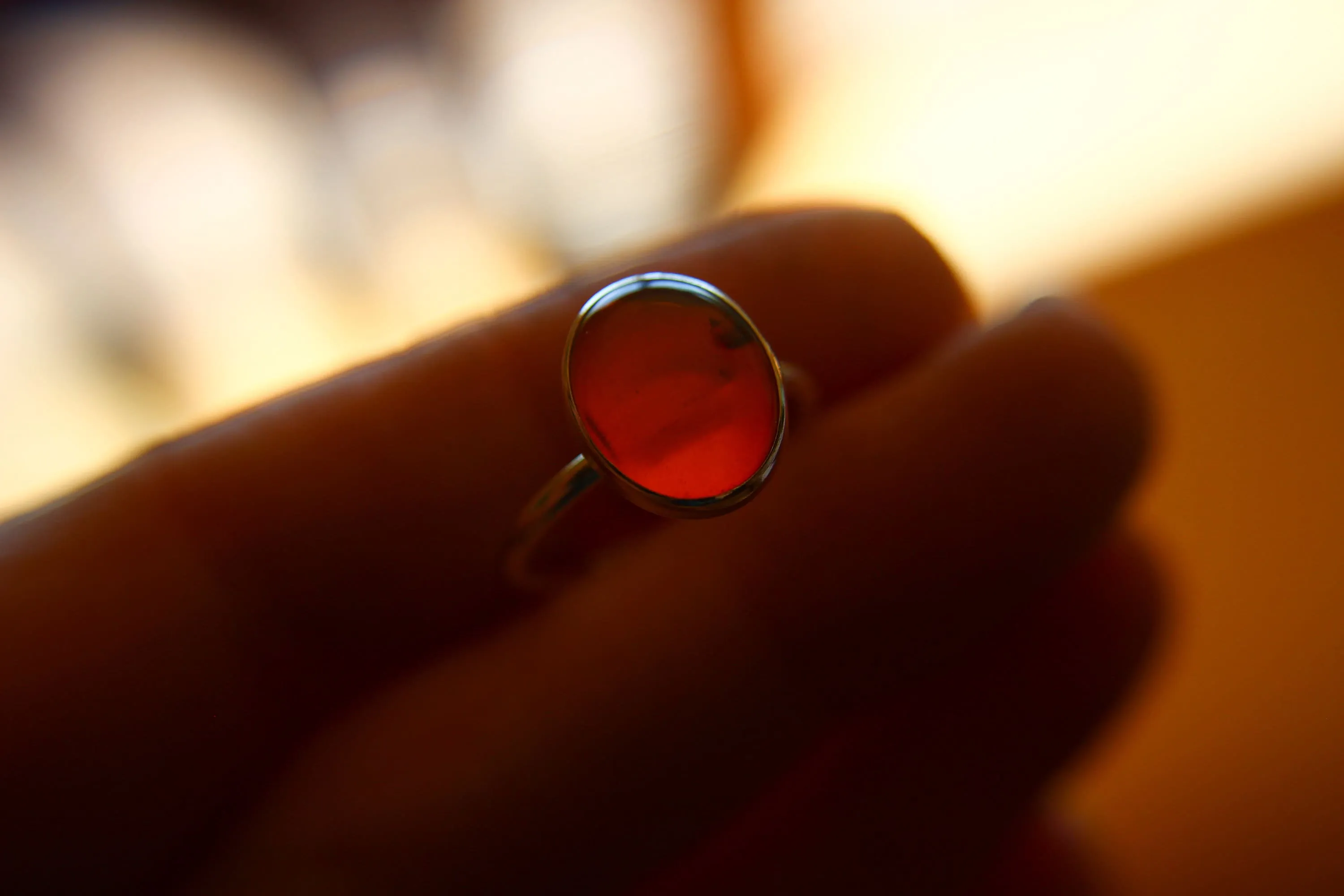 Amber Ring, Gemstone Ring, Large Amber Ring, Baltic Amber, Modern, Simple, Everyday, Gift, Gemstone Jewelry, Natural Stone, Cocktail Ring