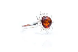 Amber Sun Ring