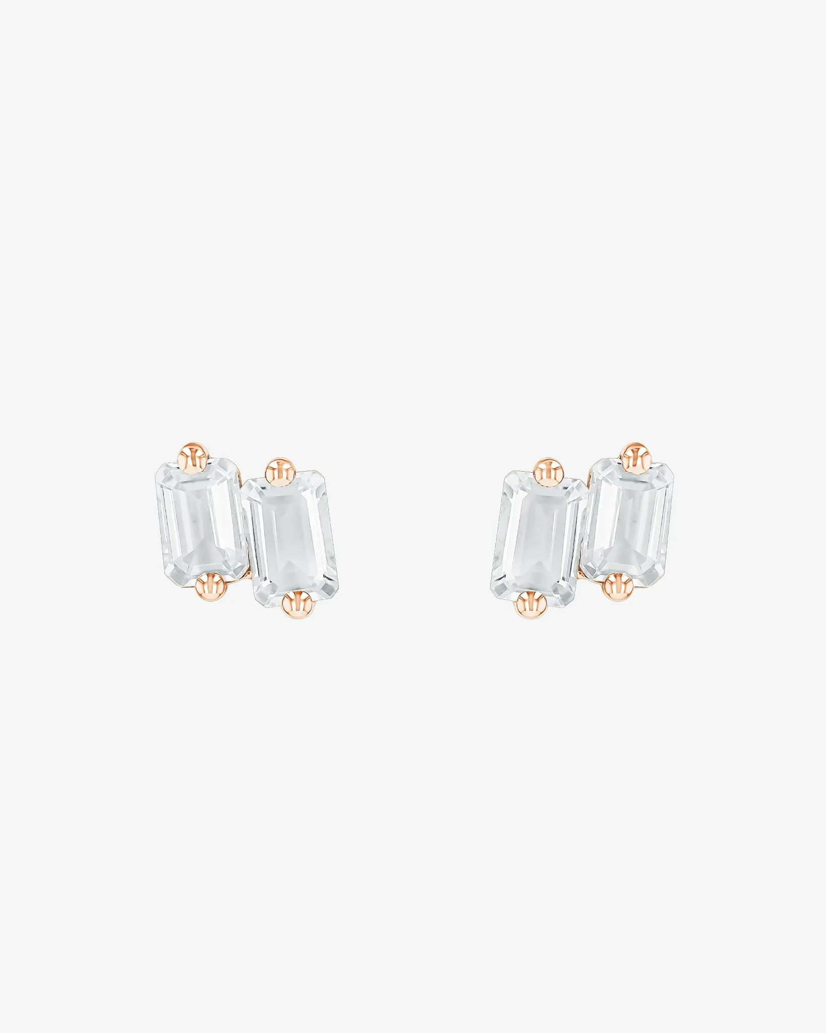 Ann White Topaz Studs