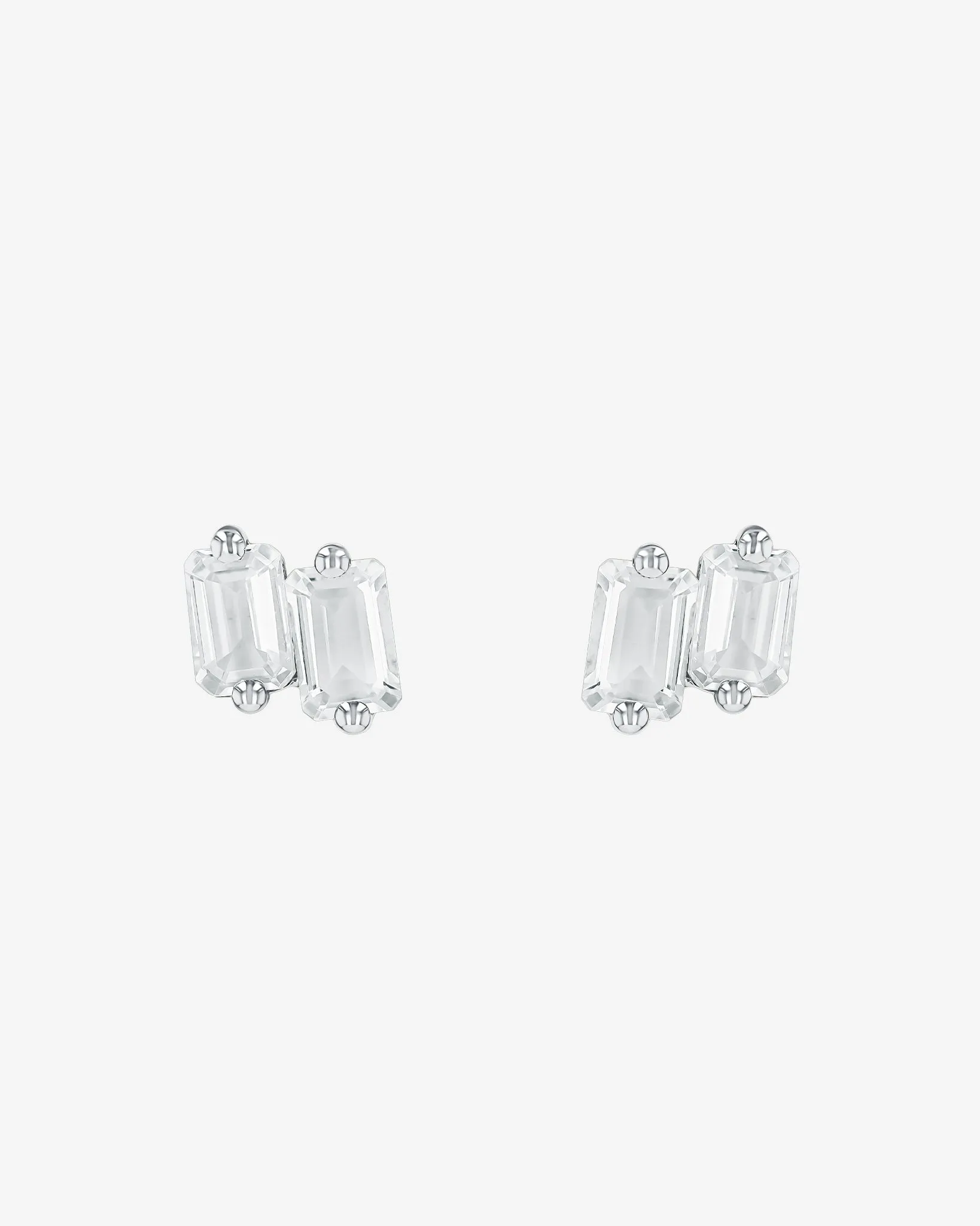 Ann White Topaz Studs