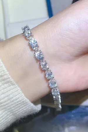 *APP EXCLUSIVE* 10 Carat Moissanite Platinum-Plated Bracelet