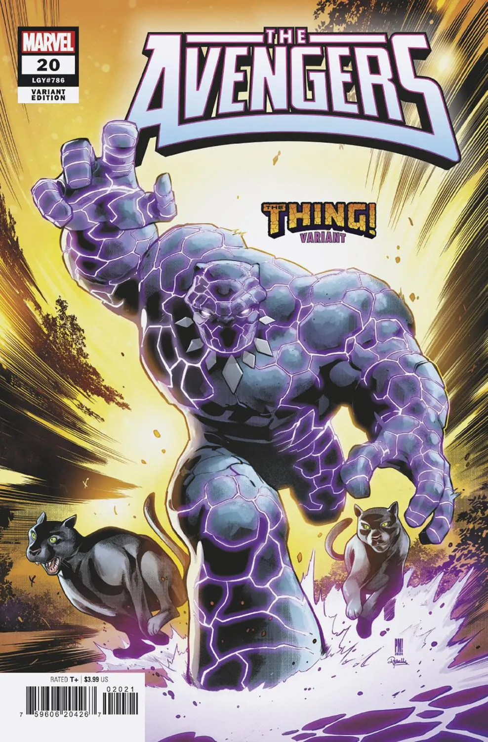 AVENGERS #20 PACO MEDINA THE THING VAR CVR B