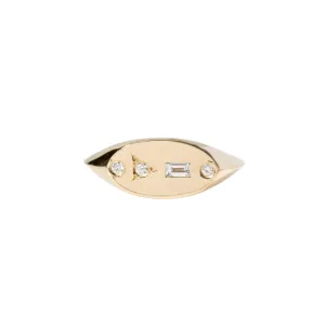 Baguette Signet Ring