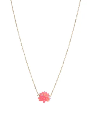 bara boheme | "LOTUS FLOWER" Opal Necklace