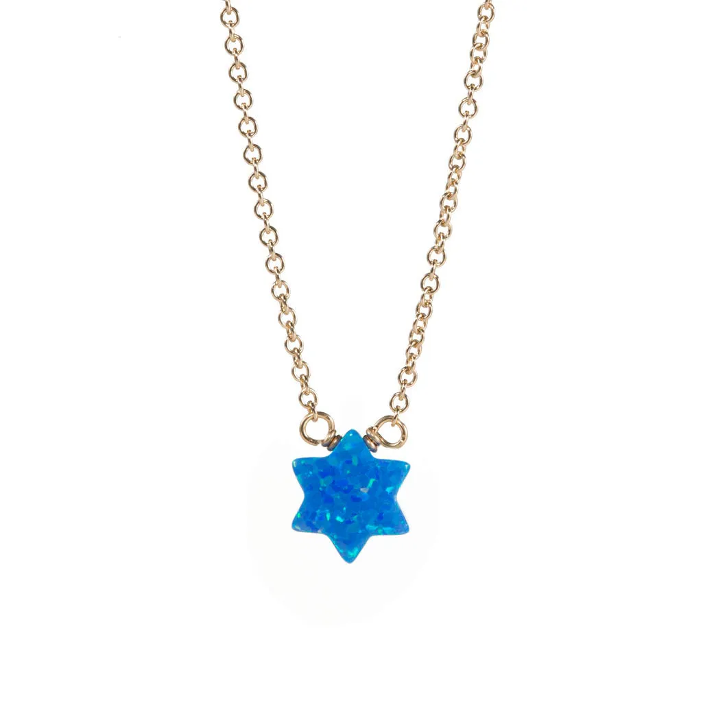 bara boheme | "Star of David" Opal Necklace