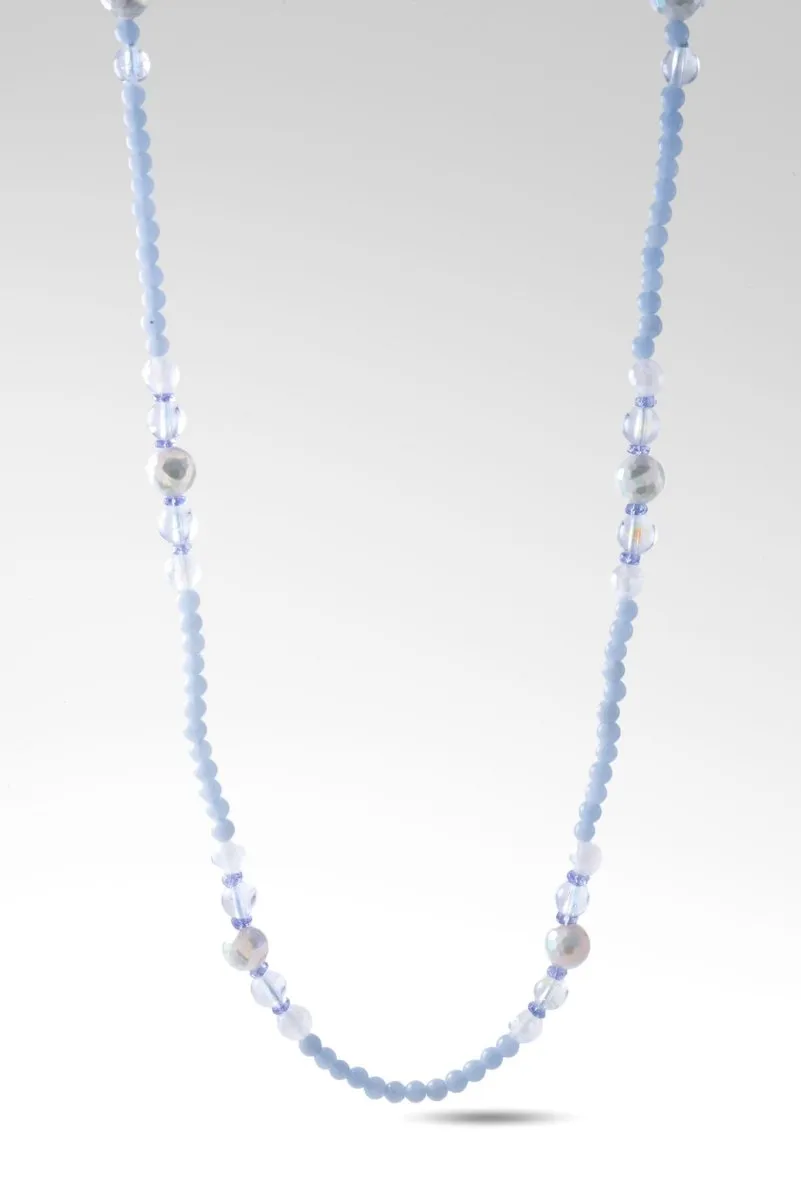 Beaded Angelite Necklace™ in Watermark