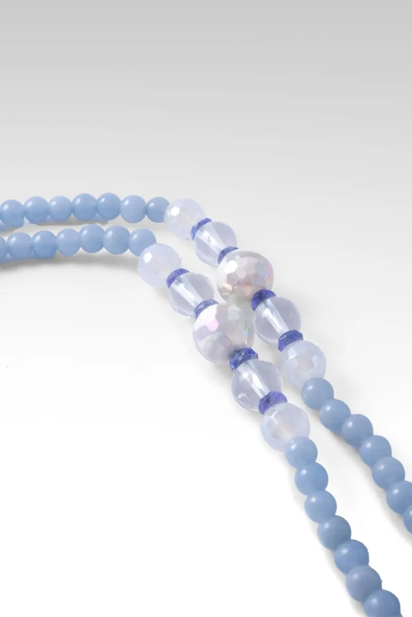 Beaded Angelite Necklace™ in Watermark