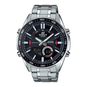 Casio Edifice Chronograph Silver Stainless Steel Band Watch EFVC100D-1A EFV-C100D-1A