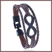 Christmas Tree A Pair Of Buckles Leather Bracelet Cowhide Bracelet