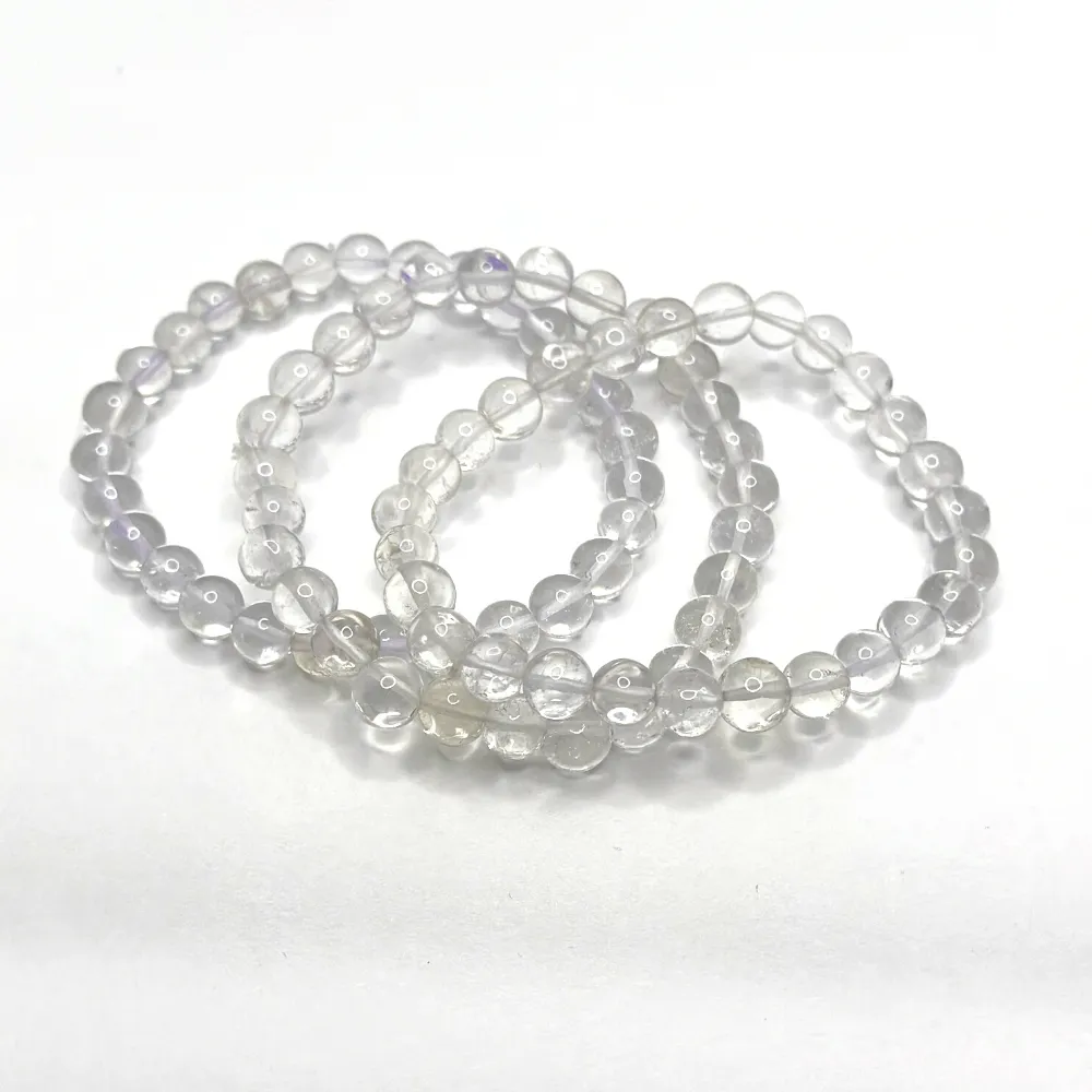 Clear Quartz Crystal Bracelet - Amplifies Energy | Healing | Enlightenment