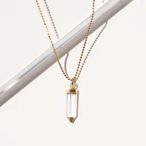 Clear Quartz Mini Point Necklace