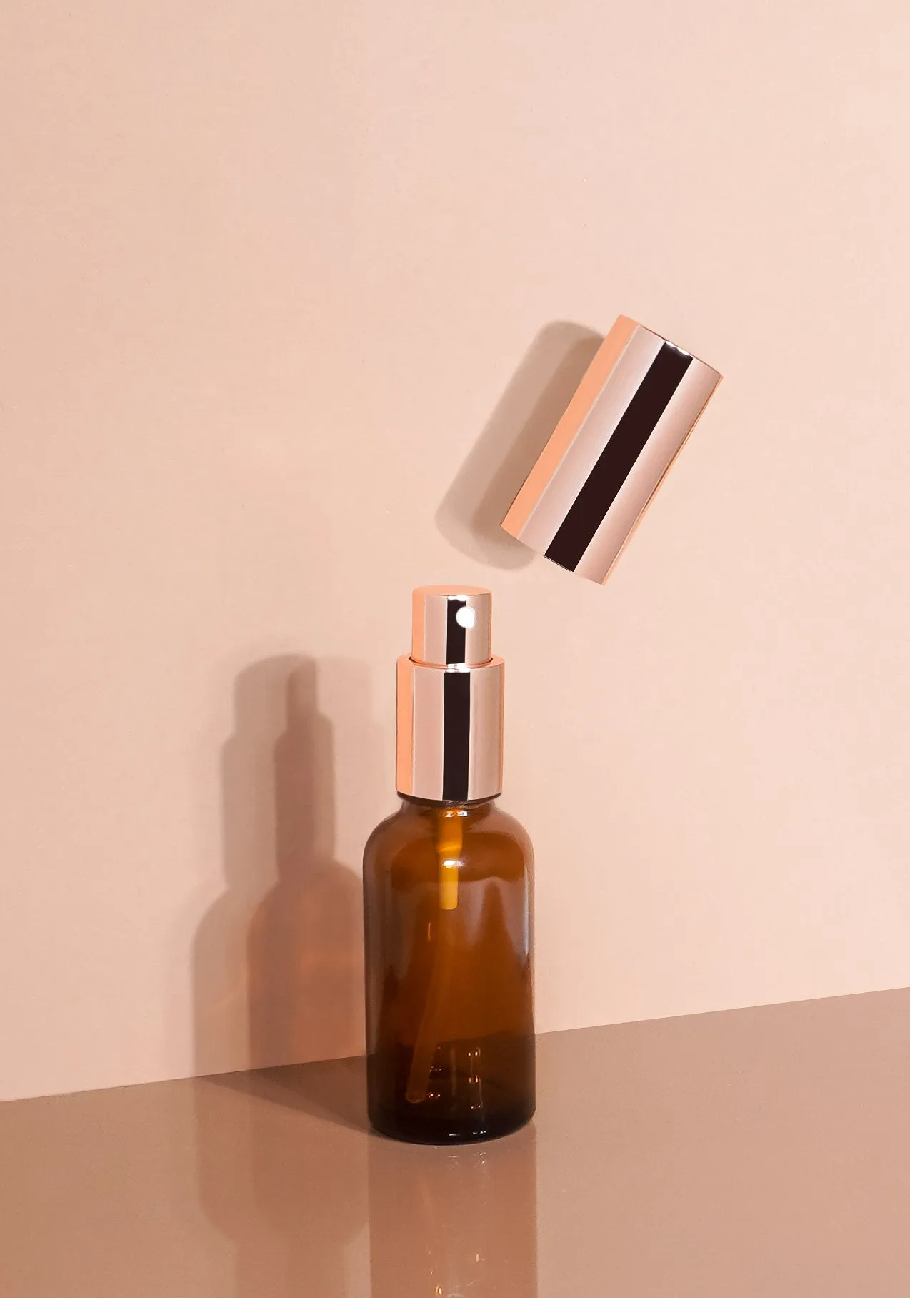 Cole Glass Bottle | Amber | Spray Cap