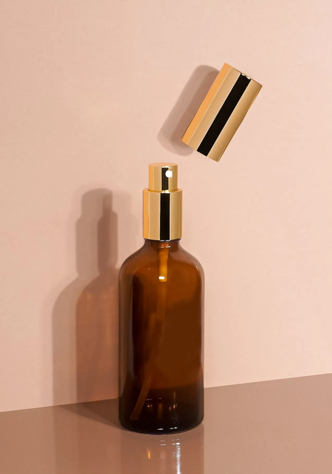 Cole Glass Bottle | Amber | Spray Cap