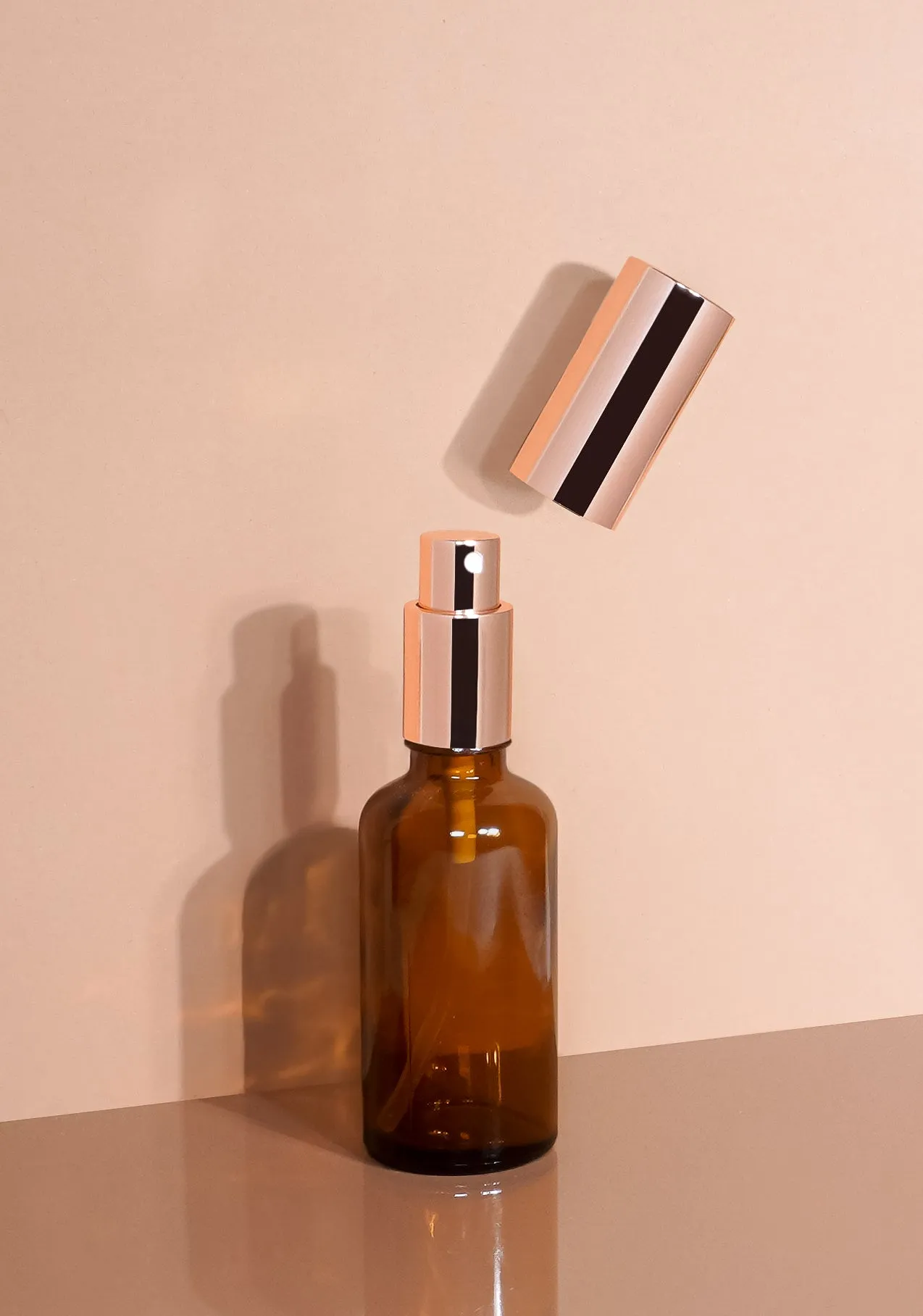 Cole Glass Bottle | Amber | Spray Cap