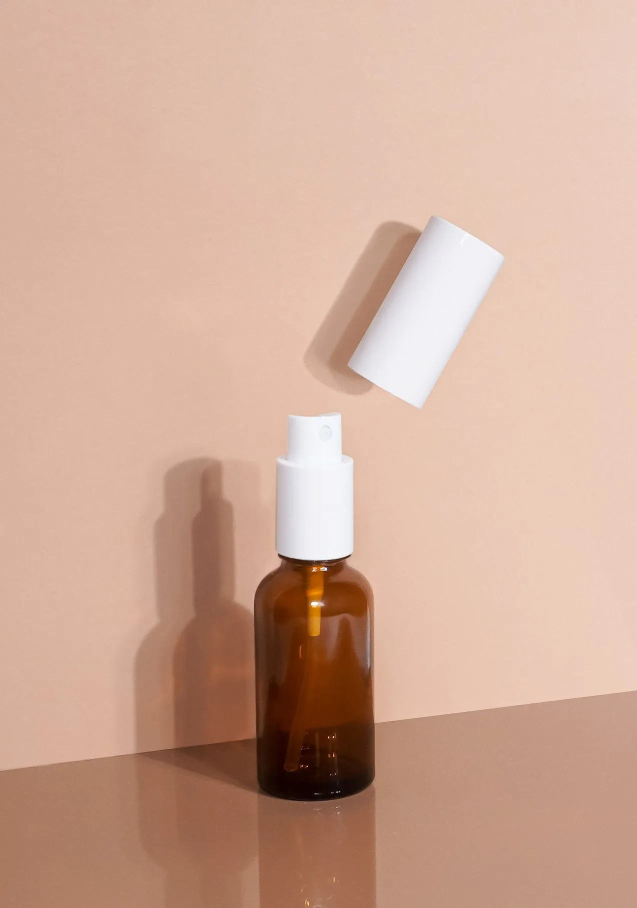 Cole Glass Bottle | Amber | Spray Cap