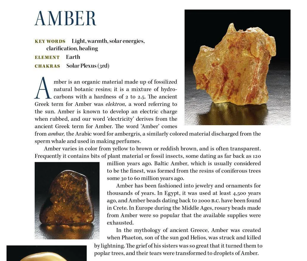 Colombian Amber Specimen 'Stone of Universal Manifestation'