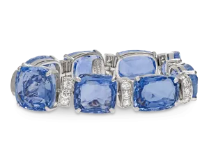 David Webb Sapphire Bracelet, 204.58 Carats