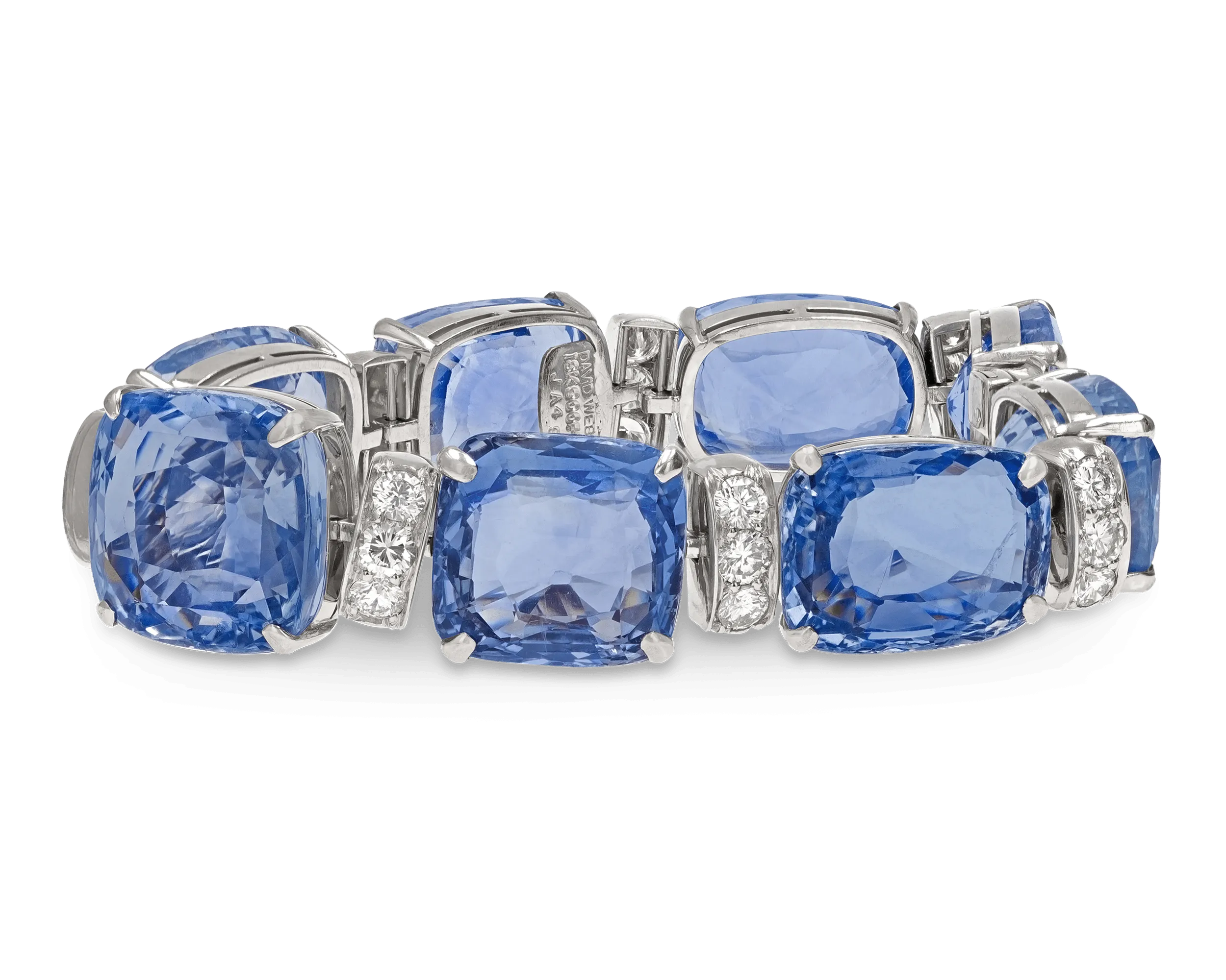 David Webb Sapphire Bracelet, 204.58 Carats