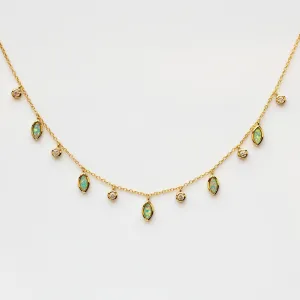 Drops of Spring Opal Necklace