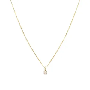 Element Necklace | 14k Gold & Opal