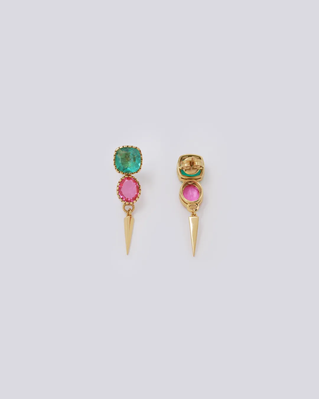 Emerald Claw Earrings