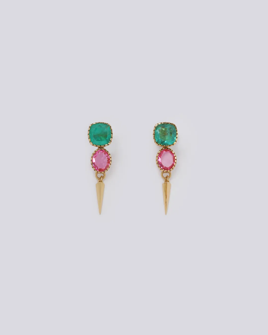 Emerald Claw Earrings