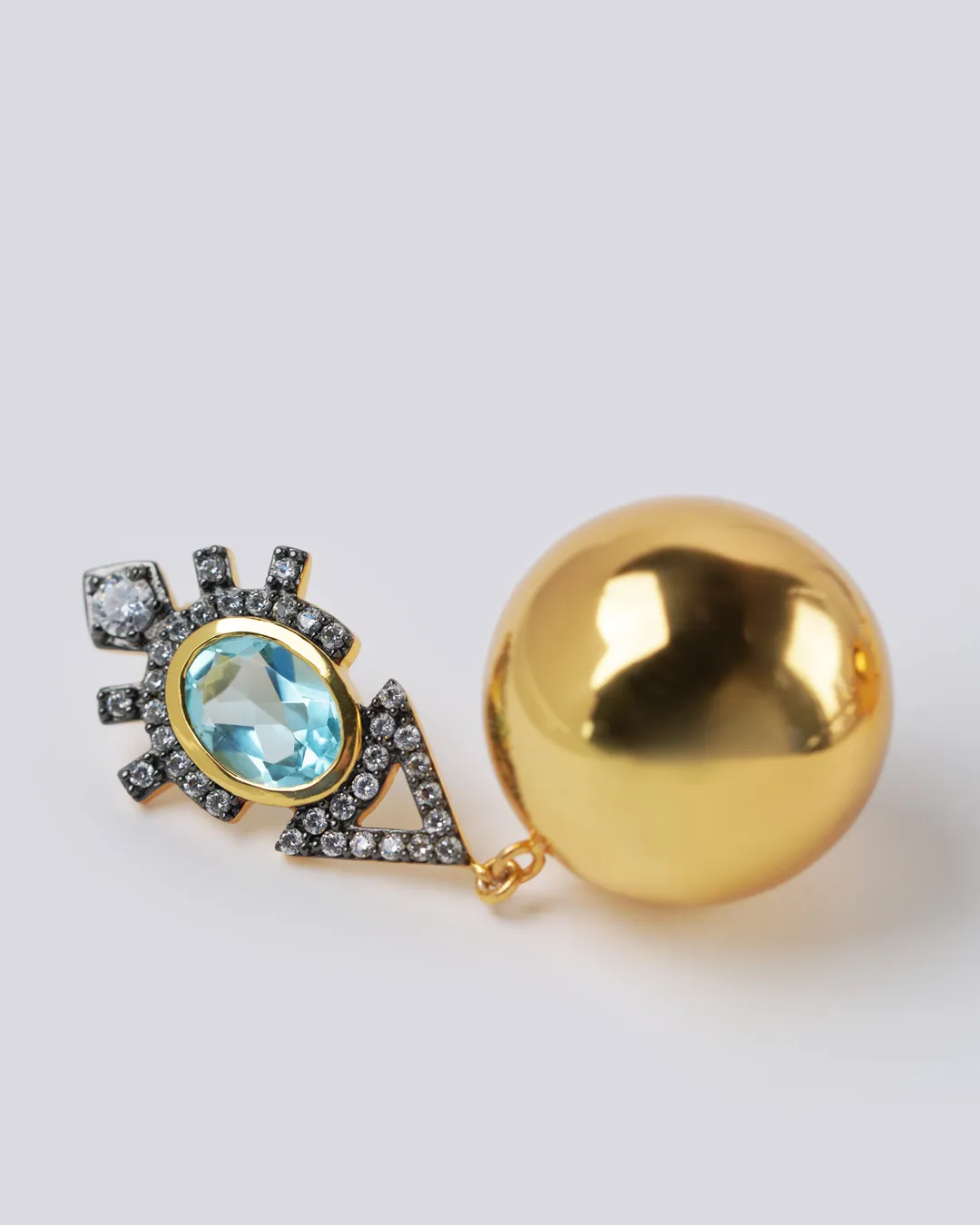 Empress Ball Topaz Earrings