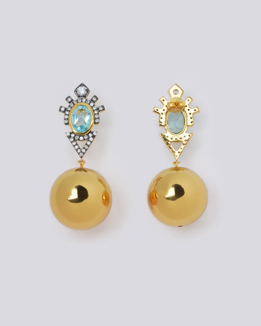 Empress Ball Topaz Earrings