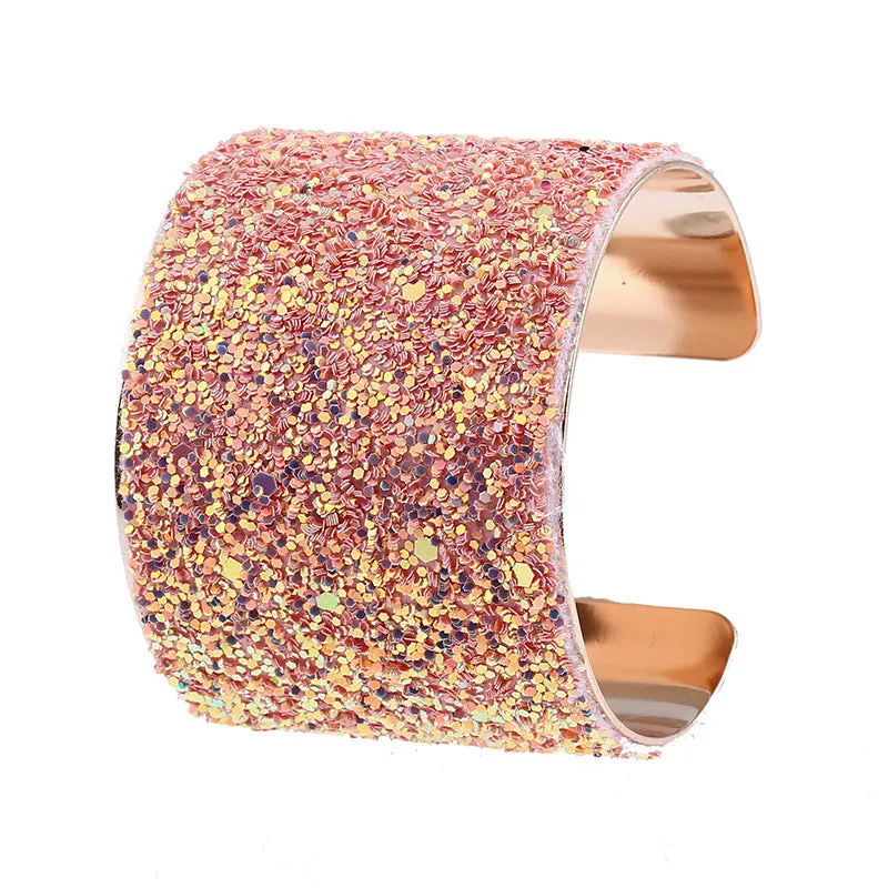 Fashion Multicolor Personality Sequined Alloy Bracelet