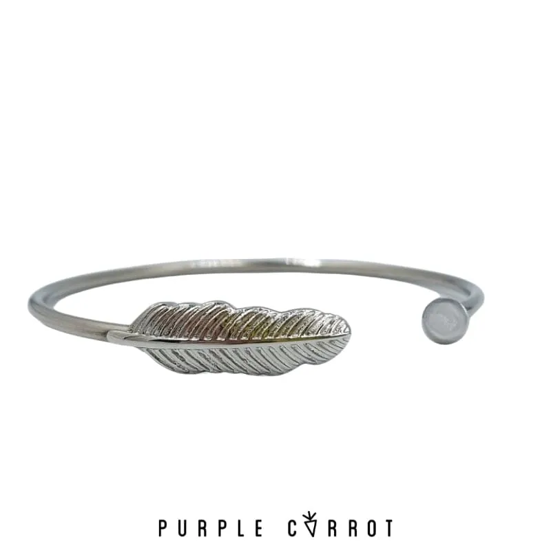 Feather Cuff Bangle