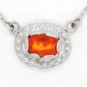 Fire Opal Necklace