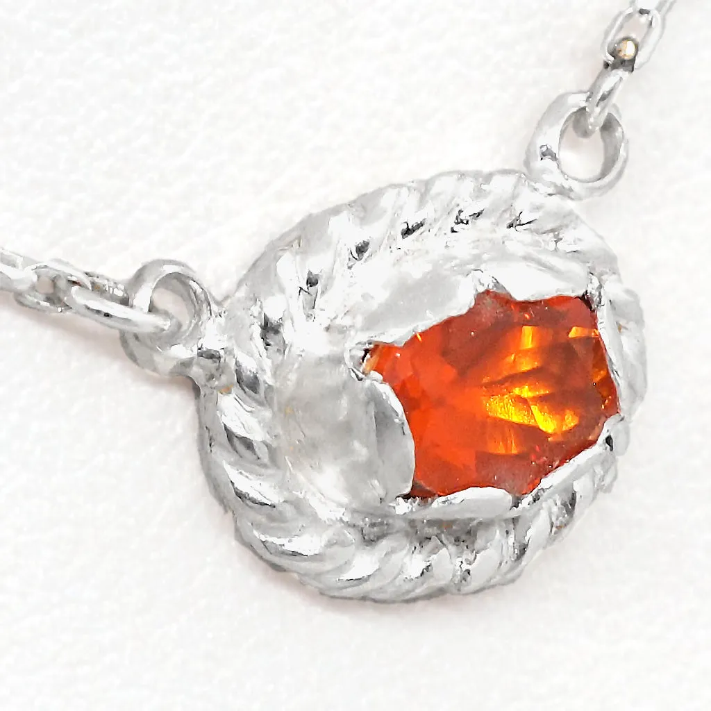 Fire Opal Necklace