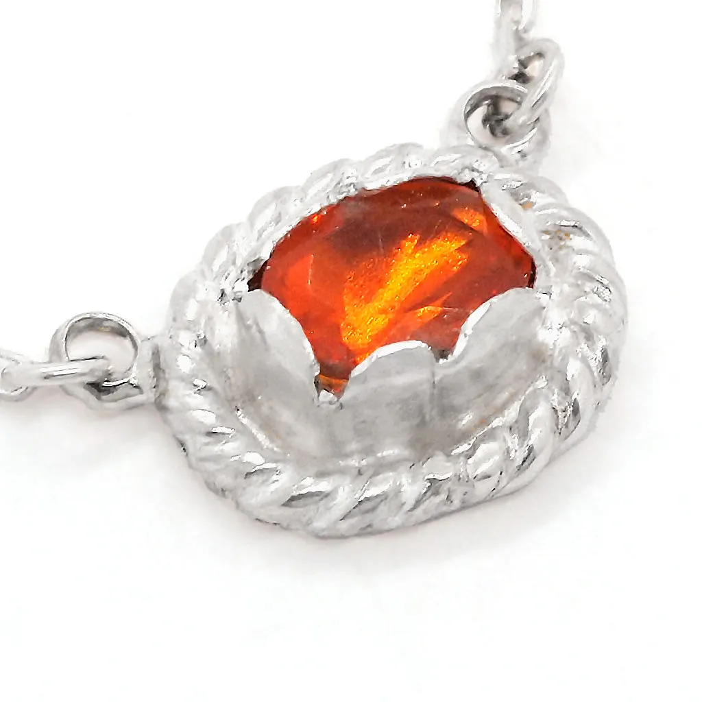 Fire Opal Necklace