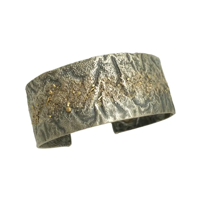 Gold Erosion Cuff