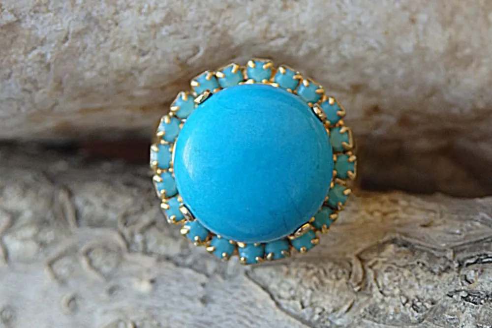 Gold Turquoise Ring